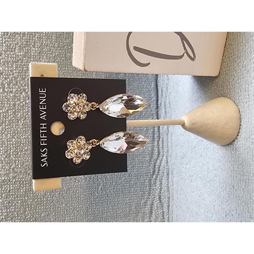Elegant Crystal Drop Earrings - Saks Fifth Avenue